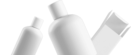 Hair care product bottles